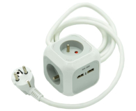 BRENNENSTUHL SZEŚCIENNA LISTWA ZASILAJĄCA "ALEA-POWER" 4GN 1,4M 2XUSB 1150101 - 1126687 - zdjęcie 2